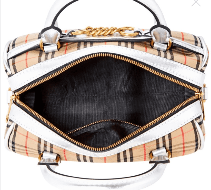 Burberry, Bags, Burberry Sm House Check Sartorial Bowling Bag With Strap  Firm On Price